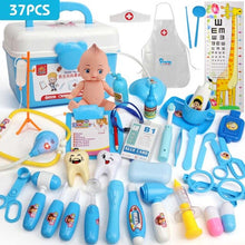Load image into Gallery viewer, 21-39PCS Children Pretend Play Doctor Nurse Toy Set Portable Suitcase Simulation Medical Kit Kids Educational Role Play Toys