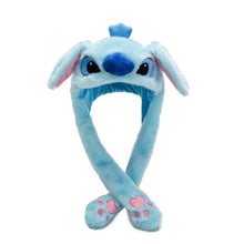 Load image into Gallery viewer, Kocozo Rabbit Hat with Moving Ears Cute Cartoon Toy Hat Airbag Kawaii Funny Toy Cap Kids Plush Toy Birthday Gift  Hat for Girls