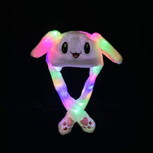 Load image into Gallery viewer, Kocozo Rabbit Hat with Moving Ears Cute Cartoon Toy Hat Airbag Kawaii Funny Toy Cap Kids Plush Toy Birthday Gift  Hat for Girls