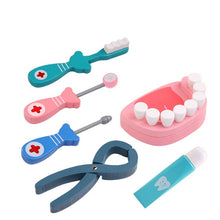 Load image into Gallery viewer, Kids Wooden Doctor Toy Set Simulation Family Doctor Nurse Medical Kit Toy Pretend Play Hospital Medicine Accessorie Children Toy