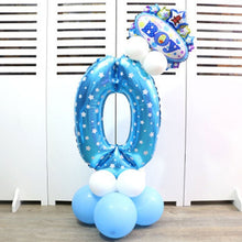 Load image into Gallery viewer, 32-inch Digital Balloon Birthday Balloons Children Number Foil Balloons Happy Birthday Party Decorations Kids Ballon Cartoon Hat