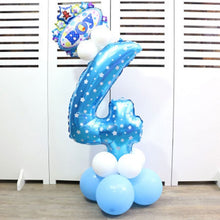 Load image into Gallery viewer, 32-inch Digital Balloon Birthday Balloons Children Number Foil Balloons Happy Birthday Party Decorations Kids Ballon Cartoon Hat