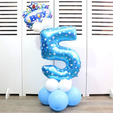 Load image into Gallery viewer, 32-inch Digital Balloon Birthday Balloons Children Number Foil Balloons Happy Birthday Party Decorations Kids Ballon Cartoon Hat
