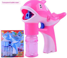 Load image into Gallery viewer, Kids Magic Wand Party Water Bubble Gun Blower Toy Electric Magic Wedding Soap Bubble Machine Pomperos Outdoor Toy for Children