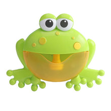 Load image into Gallery viewer, Outdoor Bubble Machine Crabs&amp;Frog Music Kids Bath Toy Bathtub Soap Automatic Bubble Maker Baby Bathroom Toy for Children