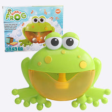 Load image into Gallery viewer, Outdoor Bubble Machine Crabs&amp;Frog Music Kids Bath Toy Bathtub Soap Automatic Bubble Maker Baby Bathroom Toy for Children