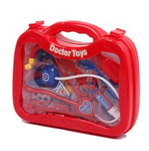 Load image into Gallery viewer, 13Pcs/set with box Children doctor toy pretend play set portable suitcase medical tool kids game play house toys